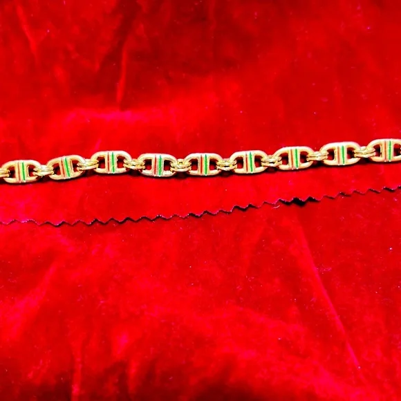 Paolo Gucci Sophisticated, Timeless Necklace & Earrings. Cultured Gucci Design - Picture 4 of 6